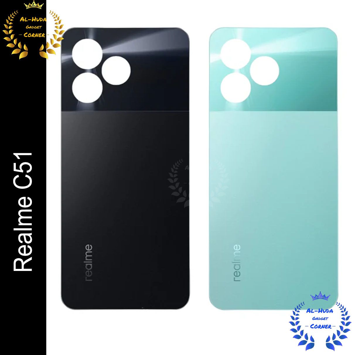 Picture of Realme C51 Complete Back Shell /Frame (Backshell+Frame)