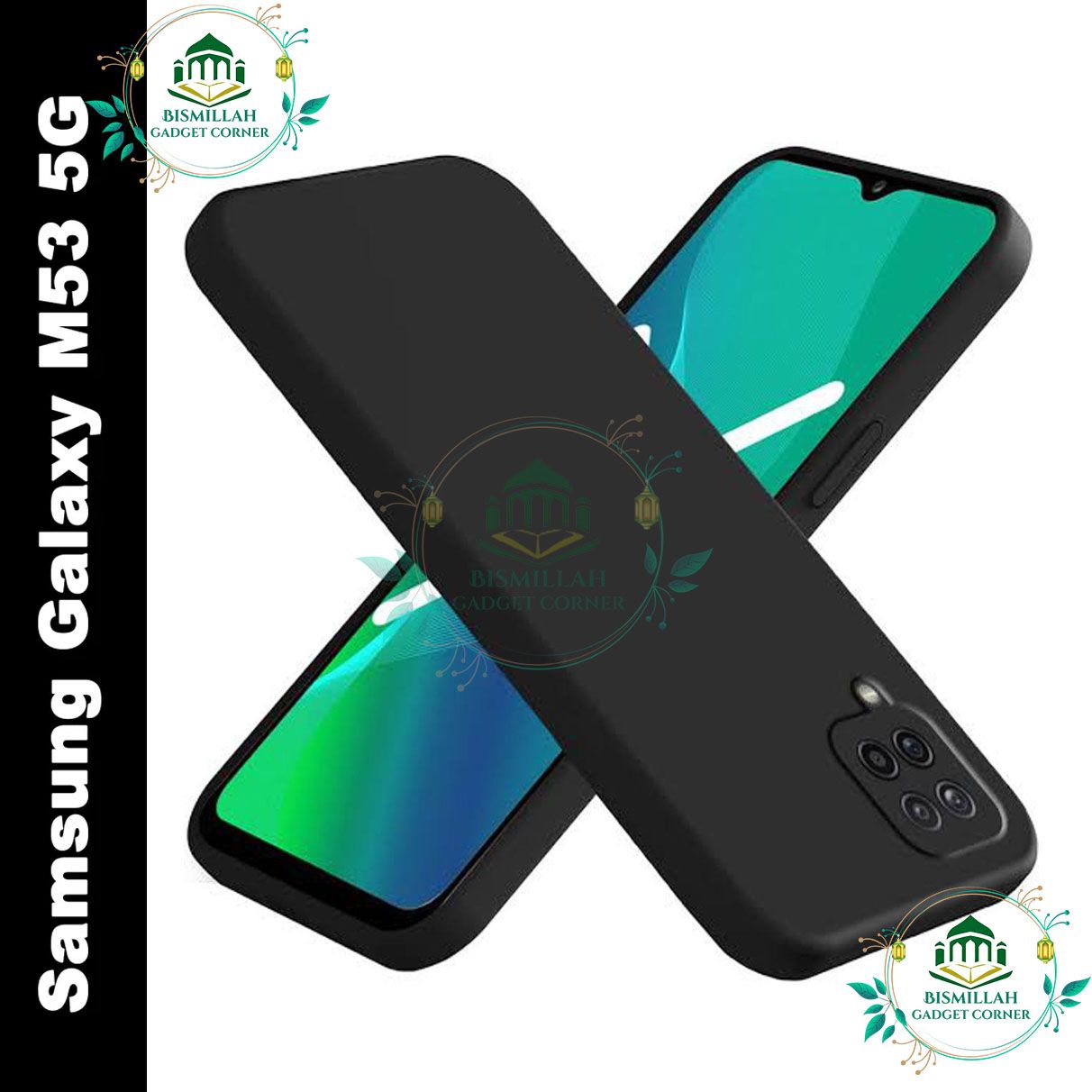 Picture of Premium Liquid Silicone Phone case for Samsung Galaxy M53 5G Liquid Silicon Mobile Back Case Soft Silicone Phone Cover - মোবাইল ফোন - Phoneo