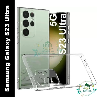 Picture of Transparent back cover For Samsung Galaxy S23 Ultra Luxury transparent Protect Back Cover Soft Case