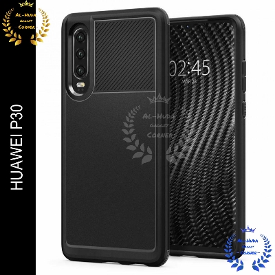 Picture of Spigen cover For  HUAWEI P30 Carbon Fiber Back cover Soft Slim Fashion Non-Slip Protective Carbon Fiber Phone Case