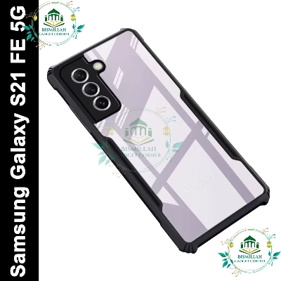 Picture of Xundd Back Cover for Samsung Galaxy S21 FE 5G ( S21FE ) Transparent Hybrid Hard PC Back Bumper