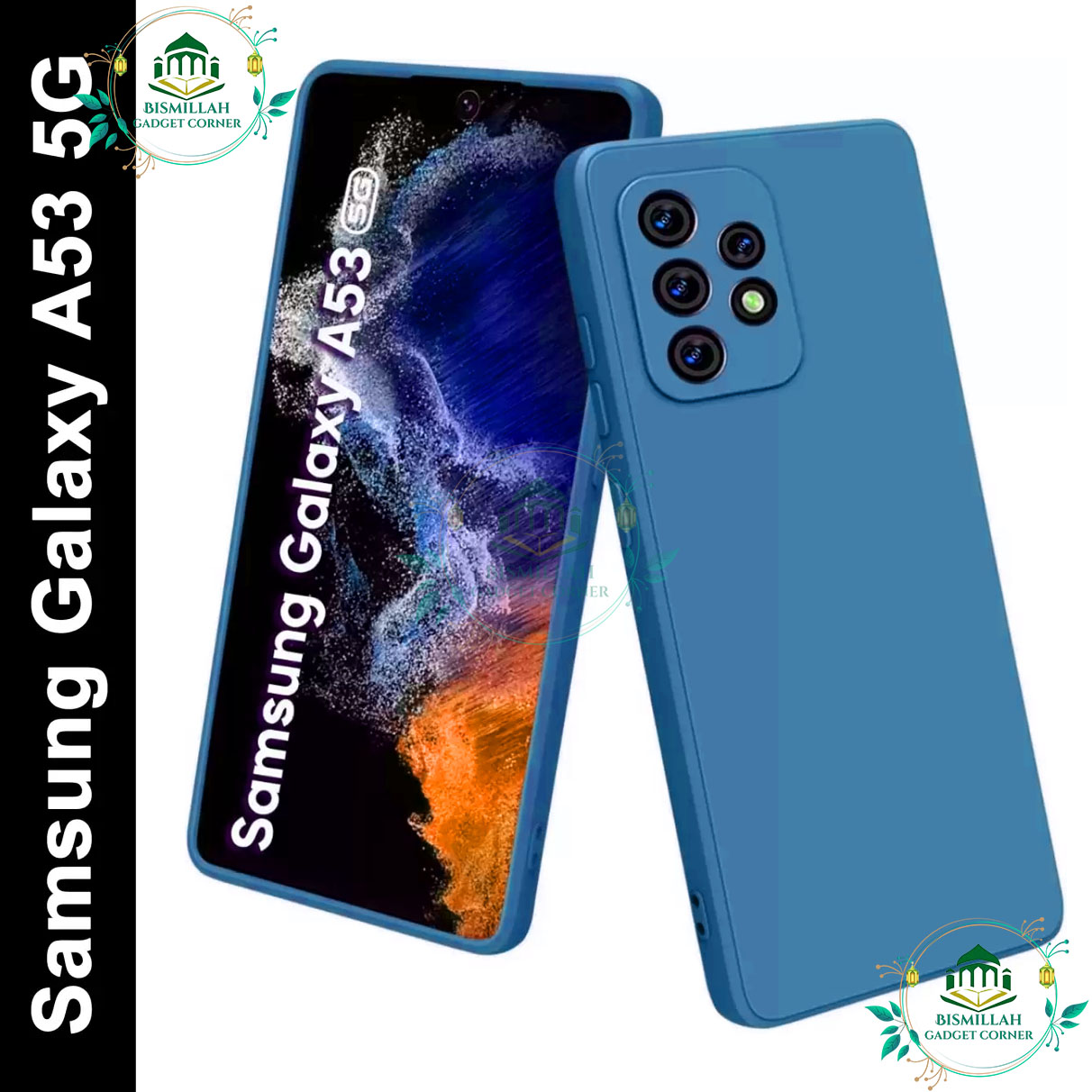 Picture of Premium Liquid Silicone Phone case for Samsung Galaxy A53 5G Liquid Silicon Mobile Back Case Soft Silicone Phone Cover - মোবাইল ফোন - Phoneo