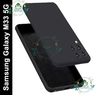 Picture of Premium Liquid Silicone Phone case for Samsung Galaxy M33 5G Liquid Silicon Mobile Back Case Soft Silicone Phone Cover - মোবাইল ফোন - Phoneo