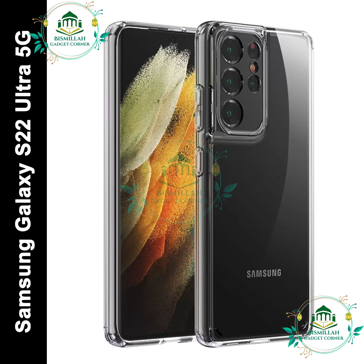 Picture of Transparent back cover For Samsung Galaxy S22 Ultra Luxury transparent Protect Back Cover Soft Case