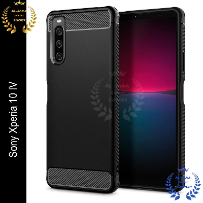 Picture of Spigen cover For Sony Xperia 10 IV Carbon Fiber Back cover Soft Slim Fashion Non-Slip Protective Carbon Fiber Phone Case
