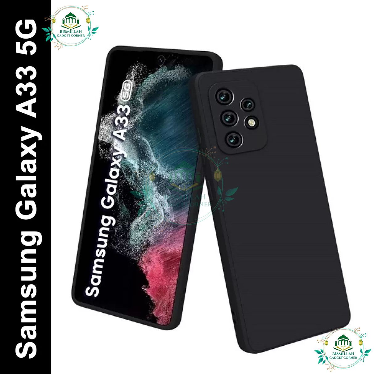 Picture of Premium Liquid Silicone Phone case for Samsung Galaxy A33 5G Liquid Silicon Mobile Back Case Soft Silicone Phone Cover - মোবাইল ফোন - Phoneo