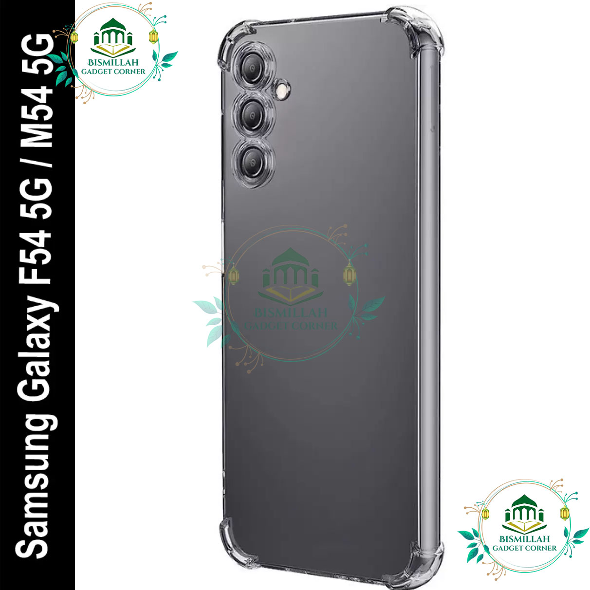 Picture of Transparent back cover For Samsung Galaxy M54 5G / Samsung Galaxy F54 5G Luxury transparent Protect Back Cover Soft Case