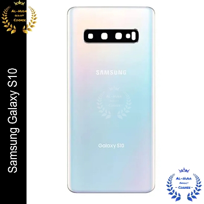 Picture of Backshell for Samsung Galaxy S10 Replacement Back Battery Cover For Samsung Galaxy S10 Back Rear Glass Case - (without camera glass)