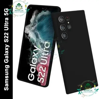 Picture of Premium Liquid Silicone Phone case for Samsung Galaxy S22 Ultra Liquid Silicon Mobile Back Case Soft Silicone Phone Cover - মোবাইল ফোন - Phoneo