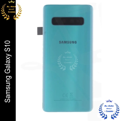 Picture of Backshell for Samsung Galaxy S10 Replacement Back Battery Cover For Samsung Galaxy S10 Back Rear Glass Case - (without camera glass)