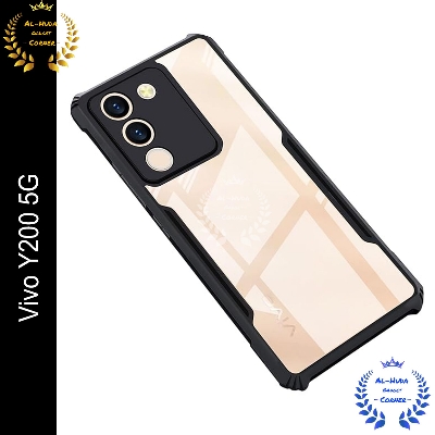 Picture of Xundd Back Cover for ViVo Y200 5G Transparent Hybrid Hard PC Back Bumper