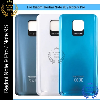 Picture of Xiaomi Redmi Note 9 Pro / Note 9S Back Shell / Back Panel / Battery Cover / Back Door / Back Replacement Part (Back Case Cover For Smartphone) (Best Quality)