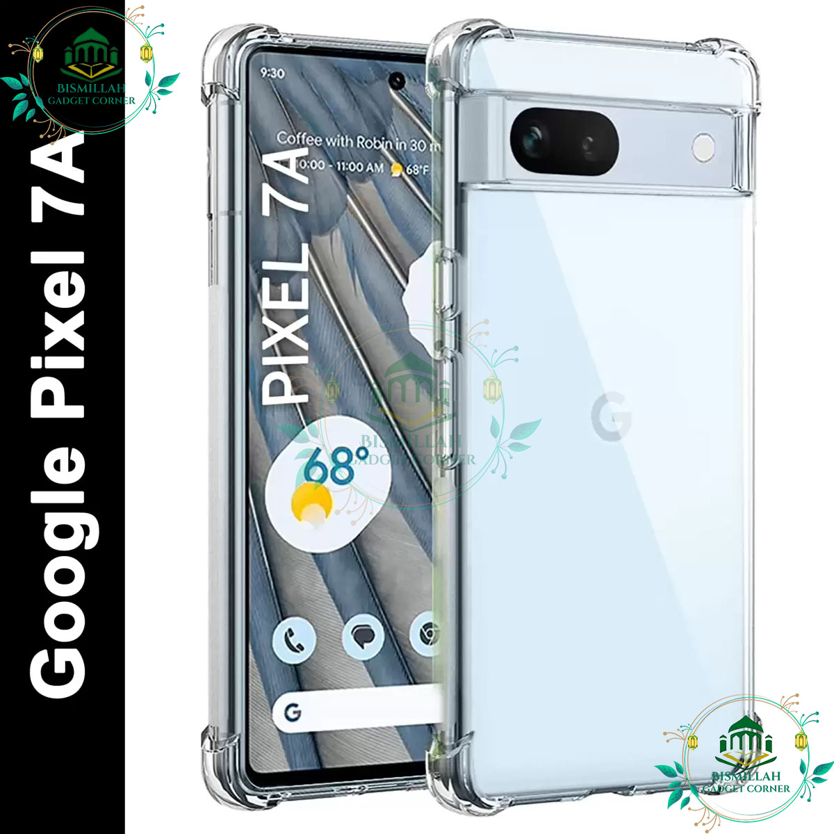 Picture of Transparent back cover For Google Pixel 7A Luxury transparent Protect Back Cover Soft Case