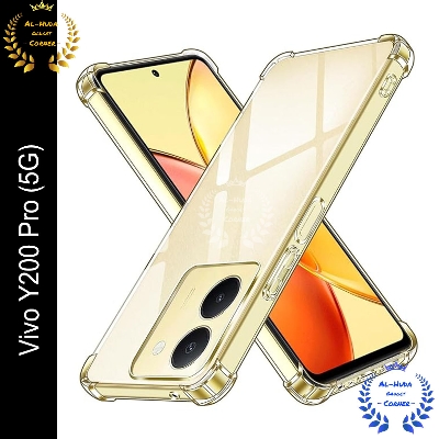 Picture of Transparent back cover For Vivo Y200 Pro 5G Luxury transparent Protect Back Cover Soft Case