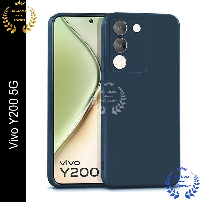 Picture of Premium Liquid Silicone Phone case for ViVo Y200 5G Liquid Silicon Mobile Back Case Soft Silicone Phone Cover