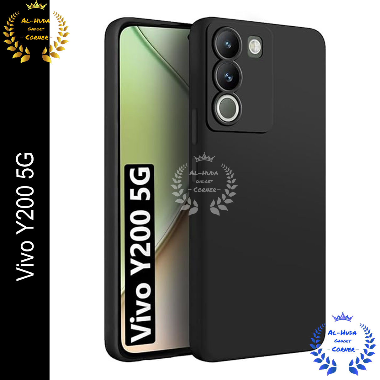 Picture of Premium Liquid Silicone Phone case for ViVo Y200 5G Liquid Silicon Mobile Back Case Soft Silicone Phone Cover