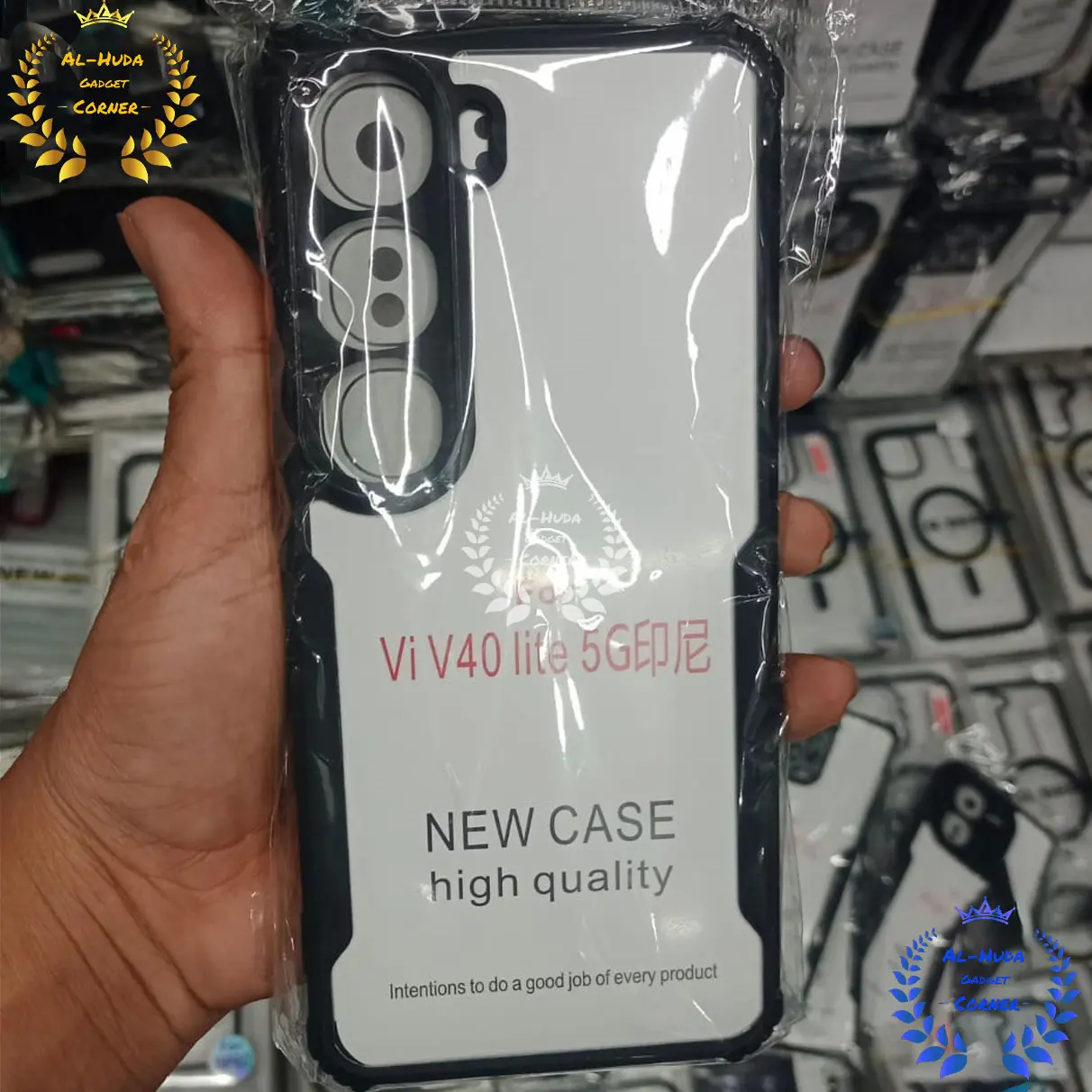 Picture of Back Cover for Vivo V40 Lite 5G back cover Transparent Hybrid Hard PC Back Bumper Vivo V40 Lite 5G back cover all cover