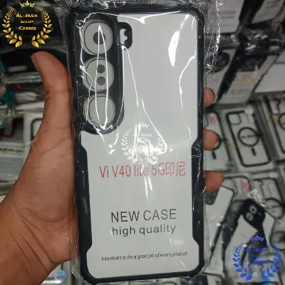 Picture of Back Cover for Vivo V40 Lite 5G back cover Transparent Hybrid Hard PC Back Bumper Vivo V40 Lite 5G back cover all cover