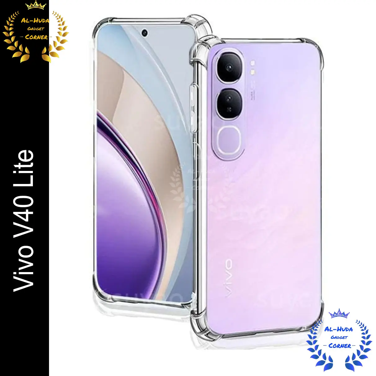 Picture of Back Cover for Vivo V40 Lite 5G back cover Transparent Hybrid Hard PC Back Bumper Vivo V40 Lite 5G back cover all cover