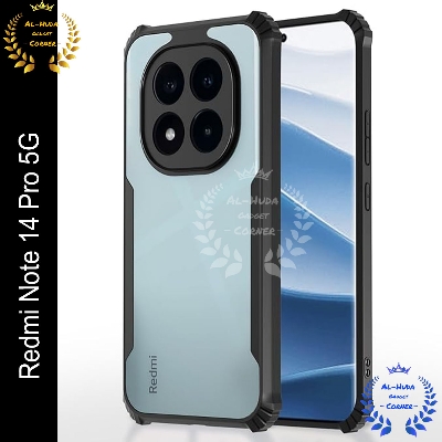 Picture of Xundd Back Cover for Redmi Note 14 Pro 5G Transparent Hybrid Hard PC Back Bumper (Best Quality)