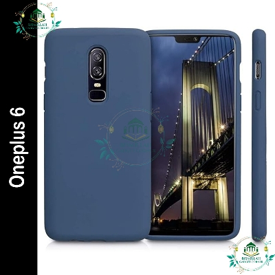 Picture of Premium Liquid Silicone Phone case for OnePlus 6 Liquid Silicon Mobile Back Case Soft Silicone Phone Cover