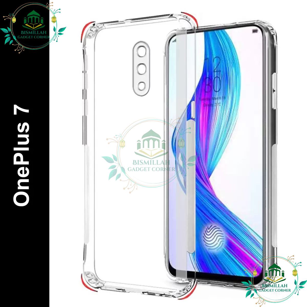 Picture of Transparent back cover For OnePlus 7 Luxury transparent Protect Back Cover Soft Case