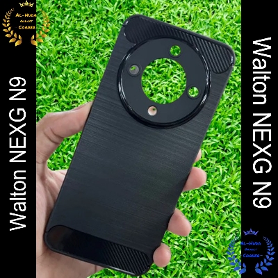 Picture of Spigen cover For Walton NEXG N9 Carbon Fiber Back cover Soft Slim Fashion Non-Slip Protective Carbon Fiber Phone Case