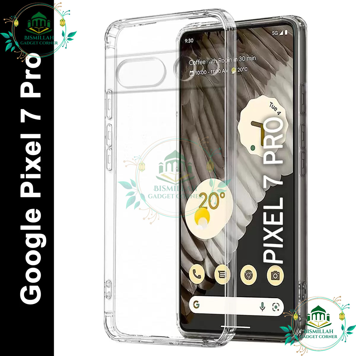 Picture of Transparent back cover For Google Pixel 7 Pro Luxury transparent Protect Back Cover Soft Case