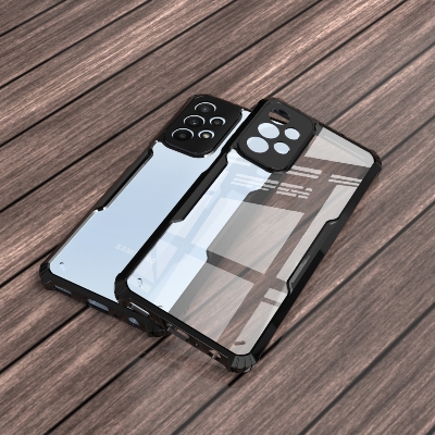Picture of For Samsung Galaxy A23 5G Edge-Reinforced Shockproof Cushion Back Clear Hybrid Transparent Hard Cover Casing - Phone Back Cover - Camera