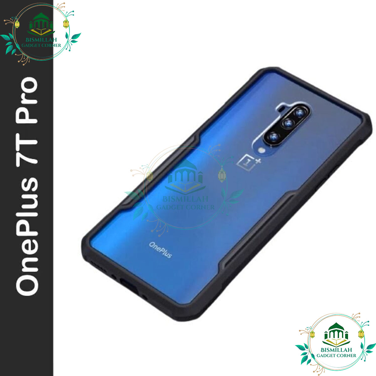 Picture of Xundd Back Cover for OnePlus 7T pro Transparent Hybrid Hard PC Back Bumper