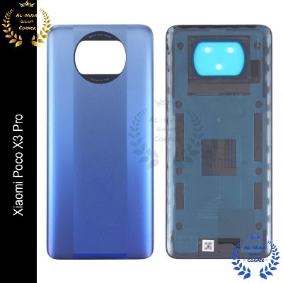 Picture of Xiaomi Poco X3 Pro Back Shell / Back Panel / Battery Cover / Back Door / Back Replacement Part (Back Case Cover For Smartphone) (Best Quality)