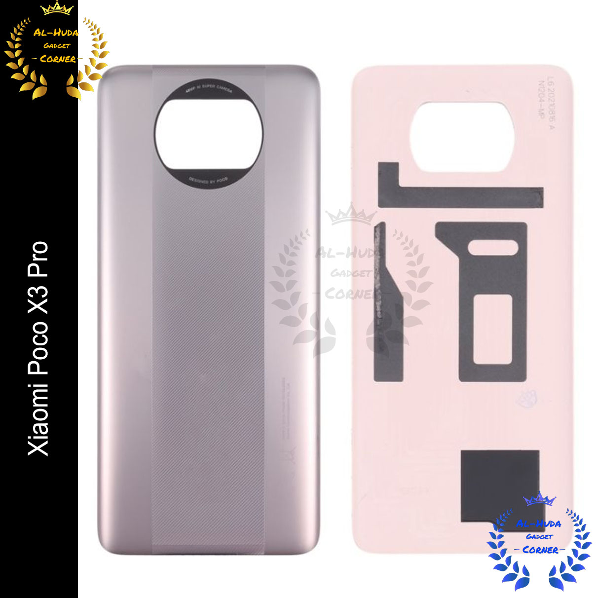 Picture of Xiaomi Poco X3 Pro Back Shell / Back Panel / Battery Cover / Back Door / Back Replacement Part (Back Case Cover For Smartphone) (Best Quality)