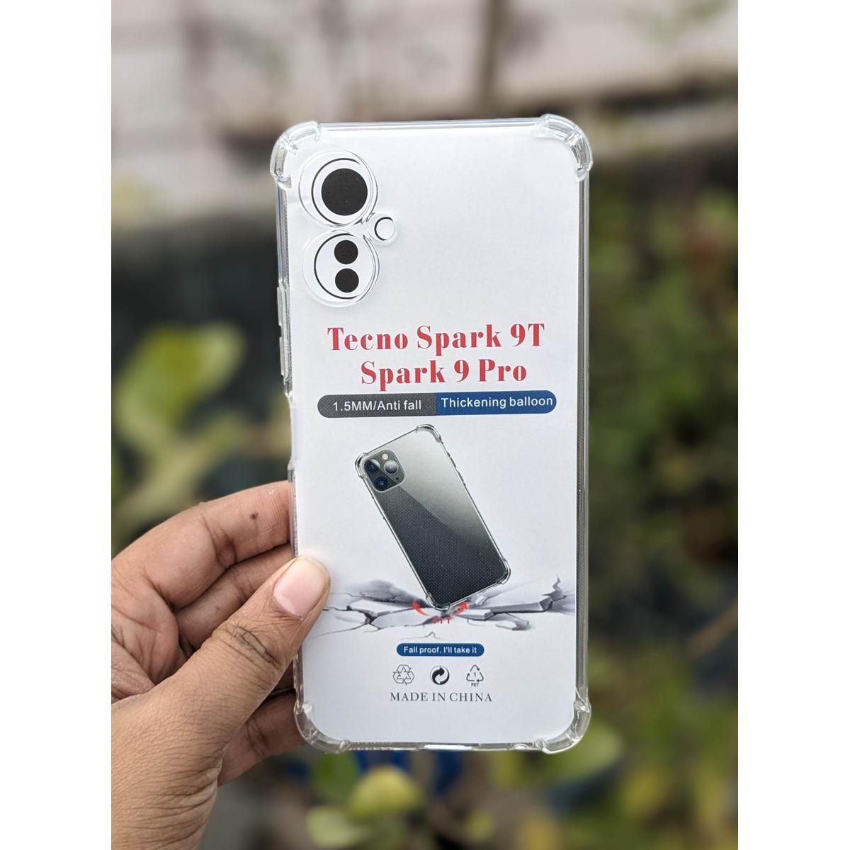 Picture of Tecno Spark 9T Spark 9 Pro Back Cover Water Transparent Back Case Stock Prof With Camera Protection Tecno Spark 9T Spark 9 Pro