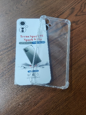 Picture of Tecno Spark 9T Spark 9 Pro Back Cover Water Transparent Back Case Stock Prof With Camera Protection Tecno Spark 9T Spark 9 Pro