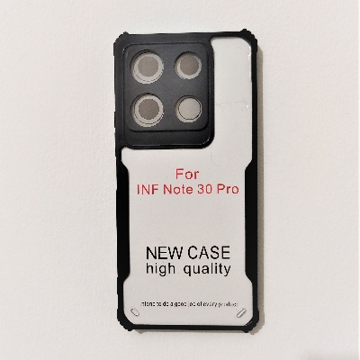 Picture of Infinix Note 30 / Infinix Note 30 5G / Infinix Note 30 Pro / Infinix Note 30Pro Back Cover ShockProof Airbinger Longlasting Clear Transparent Hard Case