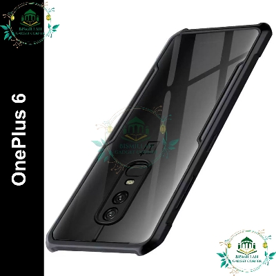 Picture of Xundd Back Cover for OnePlus 6 Transparent Hybrid Hard PC Back Bumper