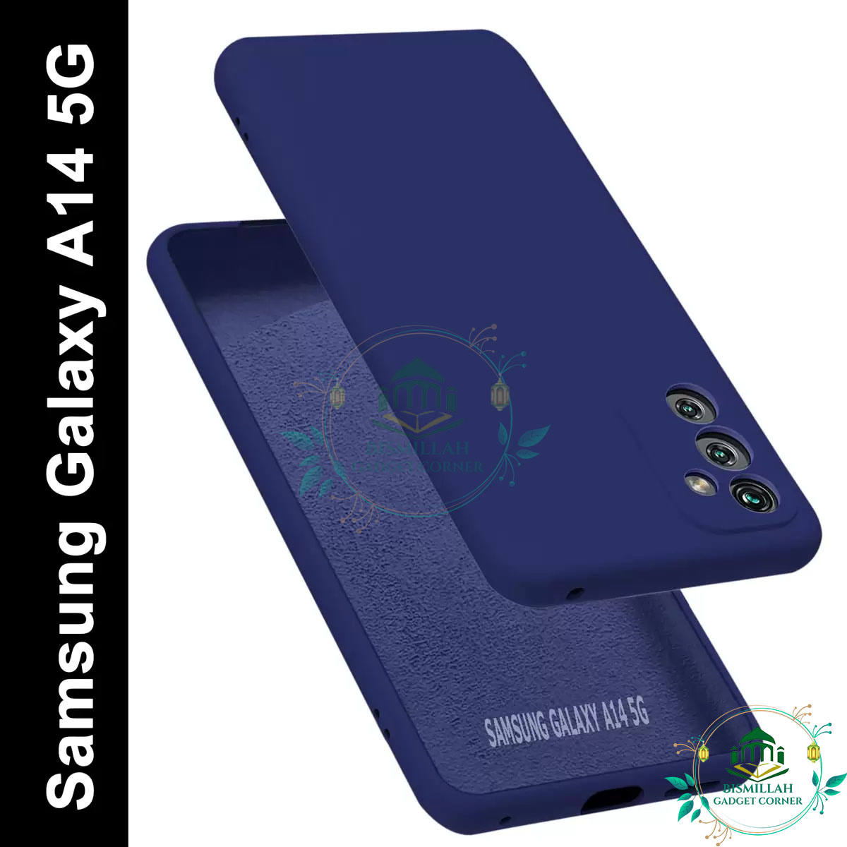 Picture of Premium Liquid Silicone Phone case for Samsung Galaxy A14 5G Liquid Silicon Mobile Back Case Soft Silicone Phone Cover - মোবাইল ফোন - Phoneo