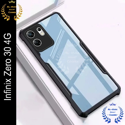 Picture of Xundd Back Cover for Infinix Zero 30 4G Transparent Hybrid Hard PC Back Bumper