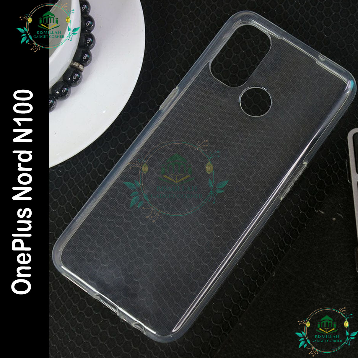 Picture of Transparent back cover For OnePlus Nord N100 Luxury transparent Protect Back Cover Soft Case