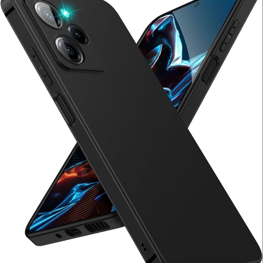 Picture of For Xiaomi Poco X5 Pro Silky And Soft-Touch Unique Finish With Camera Production Soft Premium Quality Slim Silicone Cover