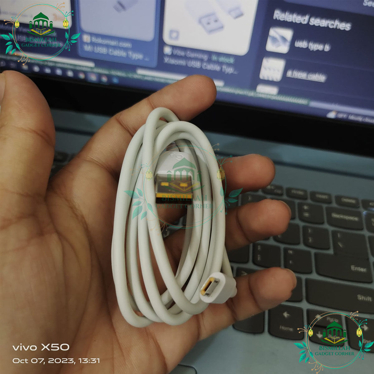 Picture of Xiaomi 6A Type-B Cable Mi Charger Turbo 33W Fast Charger Cable For Mi 11 - Cable Protector