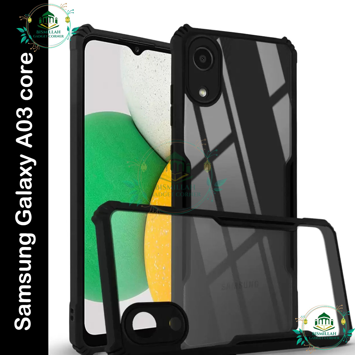 Picture of Xundd Back Cover For Samsung Galaxy A03 Core Luxury Shockproof Clear Hybrid Transparent Hard Cover - মোবাইল ফোন - Phone - Phone