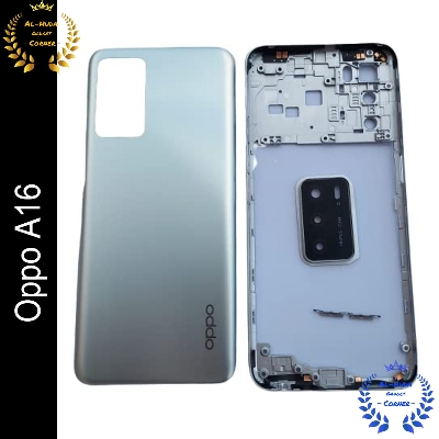 Picture of Replacement Full Body Housing for Oppo A16 Body Panel With Side Frame and Camera Lens (Best Quality)