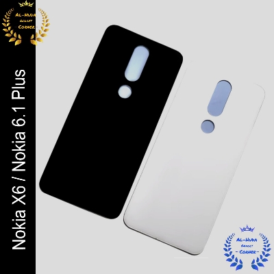 Picture of Nokia X6 2018 / Nokia 6.1 Plus Back Shell / Back Panel / Battery Cover / Back Door / Back Replacement Part (Back Case Cover For Smartphone) (Best Quality)