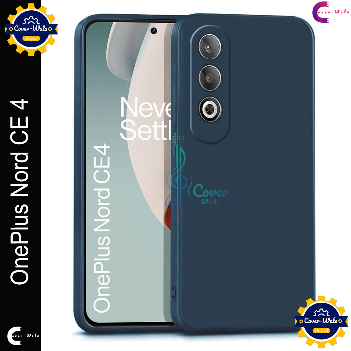 Picture of Premium Liquid Silicone Phone case for OnePlus Nord CE4 5G / 1+ Nord CE4 5G Liquid Silicon Mobile Back Case Soft Silicone Phone Cover