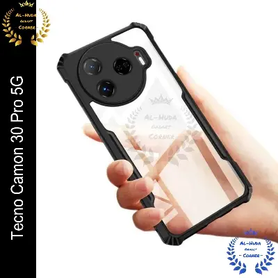 Picture of Xundd Back Cover for Tecno Camon 30 Pro 5G Transparent Hybrid Hard PC Back Bumper