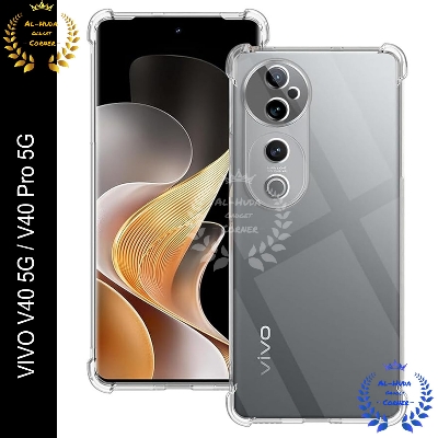 Picture of Transparent back cover For vivo V40 5G / vivo V40 Pro 5G Luxury transparent Protect Back Cover Soft Case