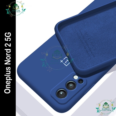 Picture of Premium Liquid Silicone Phone case for Oneplus Nord 2 5G / 1+ Nord 2 5G Case Soft Sandstone Slim Cover Liquid Silicone Case With Logo For Oneplus Nord2 Back Cover Case