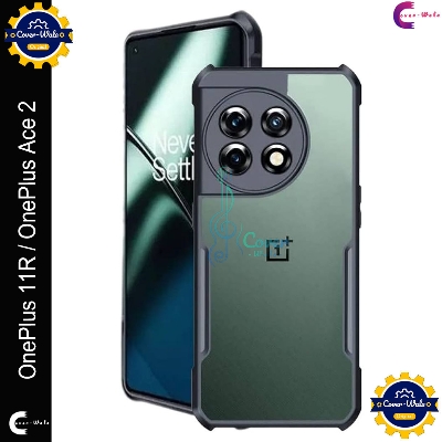 Picture of Xundd Back Cover for OnePlus 11R 5G / 1+ 11R 5G / OnePlus Ace 2 5G / 1+ Ace 2 5g Transparent Hybrid Hard PC Back Bumper