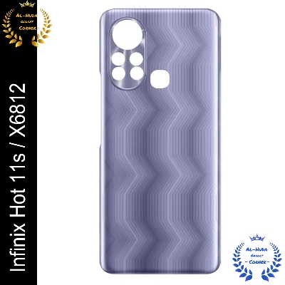 Picture of Infinix Hot 11s / X6812 Back Shell / Back Panel / Battery Cover / Back Door / Back Replacement Part (Back Case Cover For Smartphone) (Best Quality)